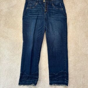 Wit & Wisdom dark washed jeans